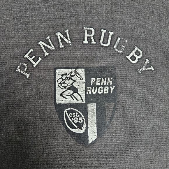 Champion Sweatshirt Mens XL Gray Reverse Weave Penn Rugby Sports Pullover - Picture 2 of 8